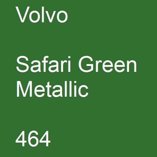 Volvo, Safari Green Metallic, 464.